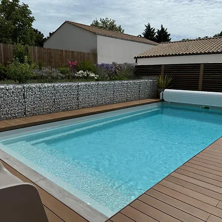 Feriehus Quai Ouest - Elegante Maison Avec Piscine Saint-Vincent-sur-Jard